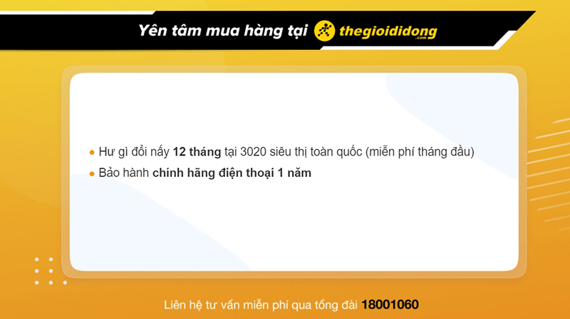 Bảo hành tại TGDĐ